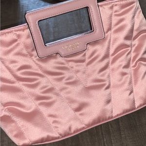 Victoria secret satin clutch bag